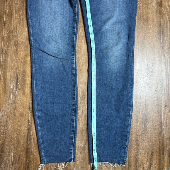 Good American Jeans Women’s 4 / 27 Ankle Skinny Good Waist Crop Dark Blue331 - Picture 8 of 12